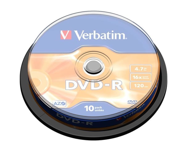 Verbatim DVD-R Matt Silver 4,7 GB 10 styck Verbatim DVD-R Matt Silver 4,7 GB 10 styck