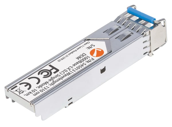 Intellinet 545013 modul til netværksmodtager Fiberoptisk 1000 Mbit/s SFP 1310 nm