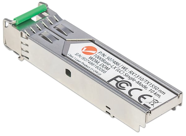 Intellinet 507486 lähetin-vastaanotinmoduuli Valokuitu 1000 Mbit/s SFP