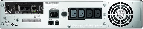 APC Smart-UPS 1500VA strömskydd (UPS) Linjeinteraktiv 1,5 kVA 1000 W 4 AC-utgångar