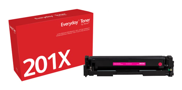 Everyday™ Magenta Toner by Xerox compatible with HP 201X (CF403X), High capacity