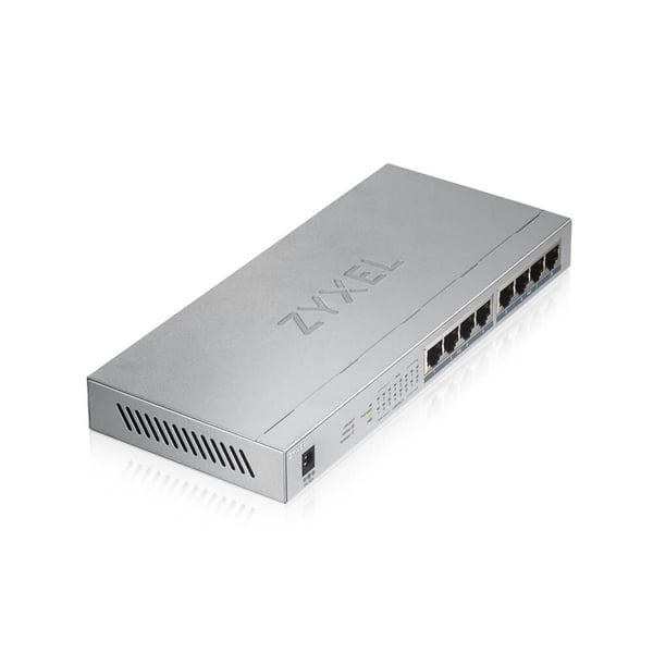 Zyxel GS1008HP Ikke administreret Gigabit Ethernet (10/100/1000) Strøm over Ethernet (PoE) Grå