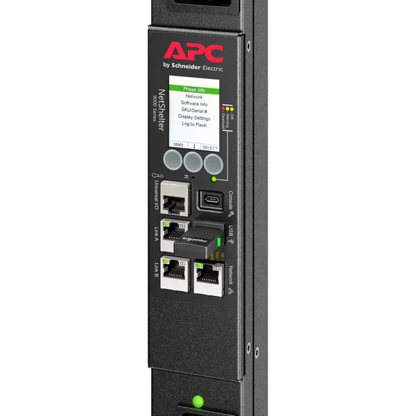 APC NetShelter™ 9000 strømforsyningsenhed (PDU) 24 AC stikkontakt(er) 0U Sort