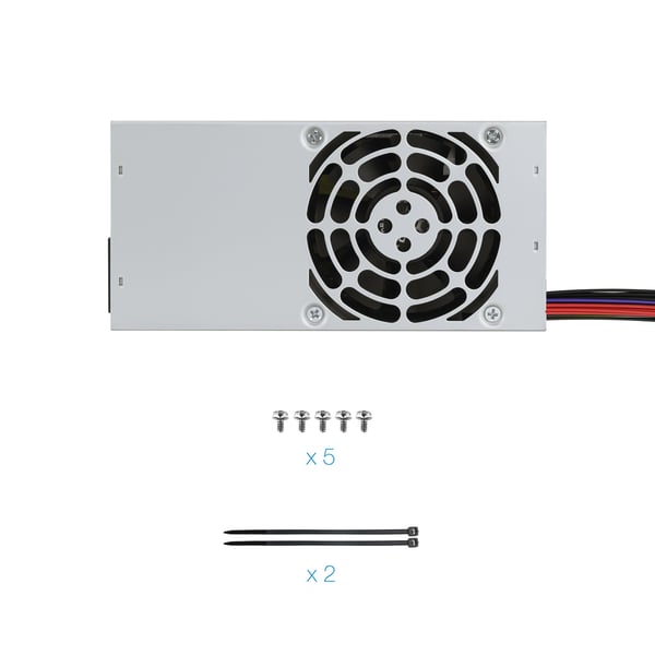 TooQ Ecopower II TFX OEM enhed til strømforsyning 500 W 20+4 pin ATX Sølv