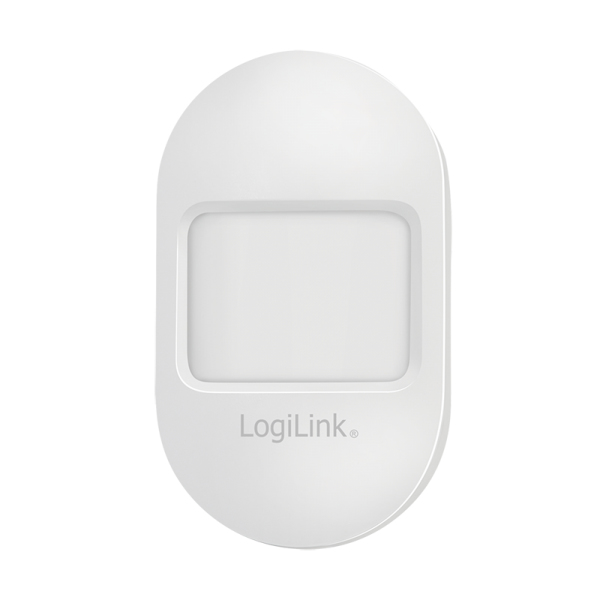 LogiLink SH0113 bevægelsessensor Passiv infrarød (PIR) sensor Trådløs Væg Hvid