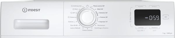 Indesit IM 760 MY TIME IT vaskemaskine Front-læsning 7 kg 1000 rpm Hvid