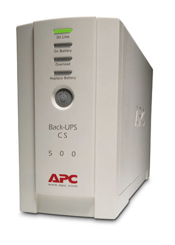 APC Back-UPS UPS-virtalähde Valmiustila (ilman yhteyttä) 0,5 kVA 300 W 4 AC-pistorasia(a)