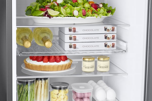 Samsung RL38C7B5BB1 Fritstående 387 L Sort