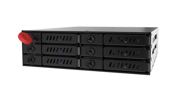 Chieftec CMR-625 asemapaikkaan asennettava paneeli Musta