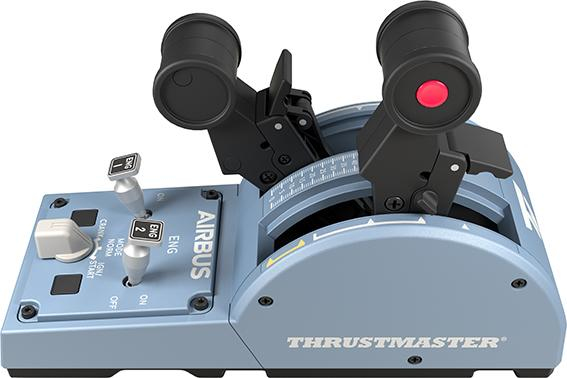 Thrustmaster TCA Quadrant Airbus Edition Sort, Blå USB Flysimulator Analog/digital PC