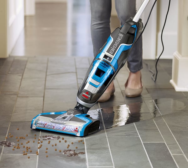 Bissell CrossWave Sauvaimuri AC Kuiva ja märkä Pussiton 0,62 L 560 W Sininen, Titaani