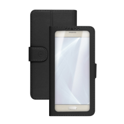 Celly Unica View mobiltelefon etui 12,7 cm (5") Folie Sort