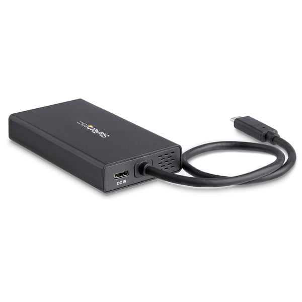 StarTech.com DKT30CHPD kannettavien tietokoneiden telakka ja porttitoistin Langallinen USB 3.2 Gen 1 (3.1 Gen 1) Type-C Musta
