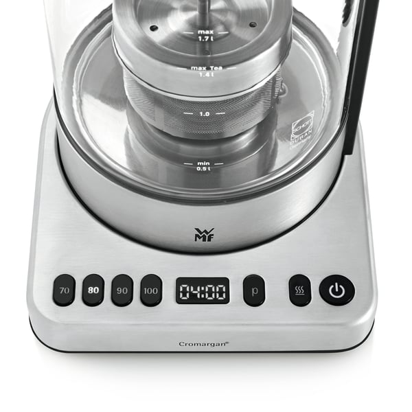 WMF Lono 0413160011 elkedel 1,7 L 3000 W Sort, Rustfrit stål, Transparent