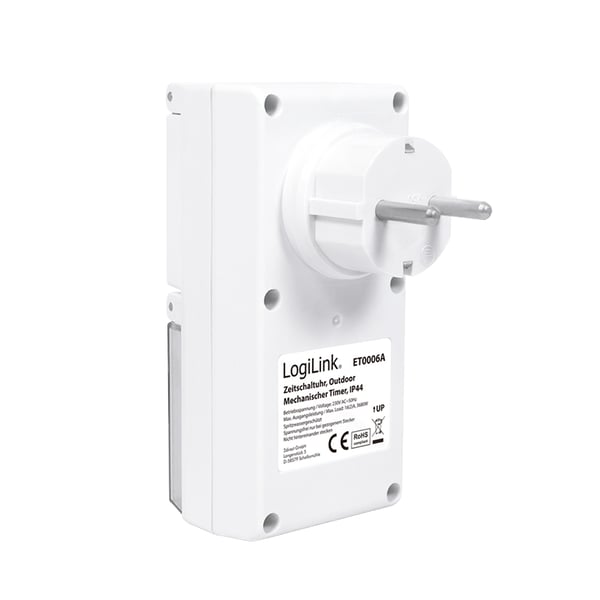 LogiLink ET0006A elektronisk tæller Hvid Daglig timer