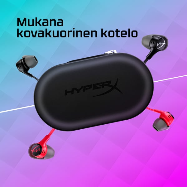 HyperX Cloud Earbuds II -nappikuulokkeet, musta