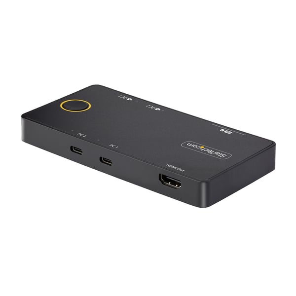 StarTech.com C2-H46-UC2-PD-KVM KVM-switchar Svart