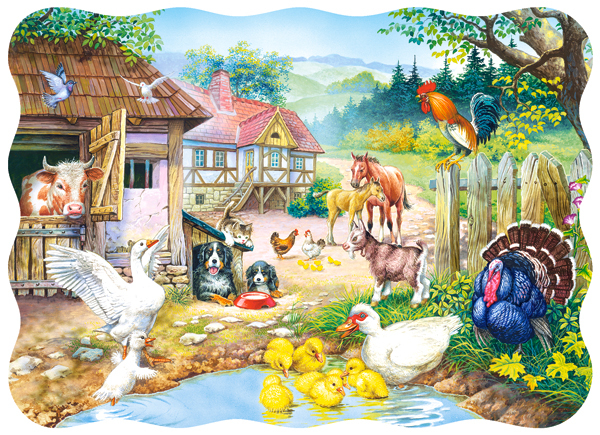 Castorland Farm 30 pcs Kontur puslespil 30 stk