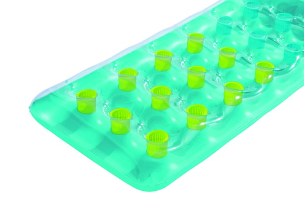 Bestway 43015 pool- och badmadrass Grön, Transparent, Gul Vinyl