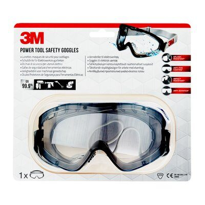 3M 2890C1 sikkerhedsbrille & brille Sikkerhedsbriller Plast Hvid