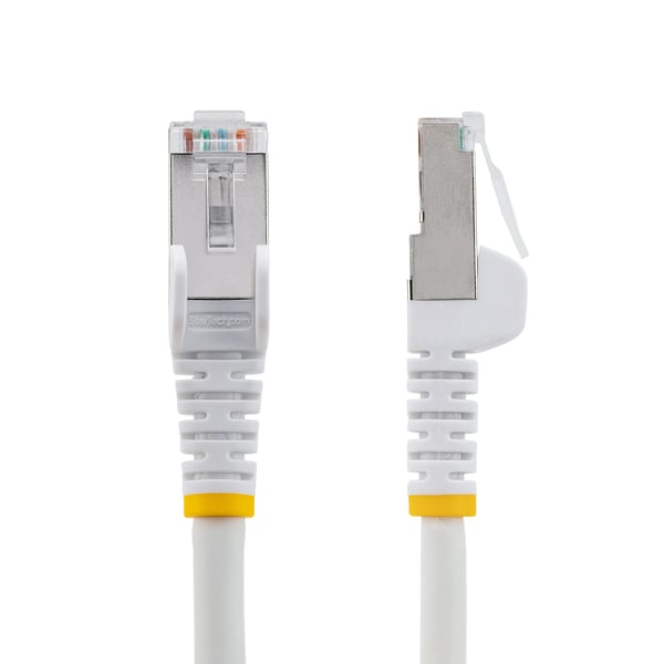 StarTech.com NLWH-7M-CAT6A-PATCH netværkskabel Hvid S/FTP (S-STP) Rund