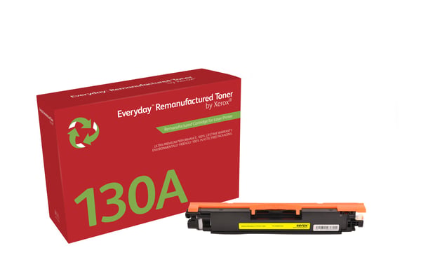 Everyday™ Keltainen Remanufactured Toner by Xerox compatible with HP 130A (CF352A), Standard capacity