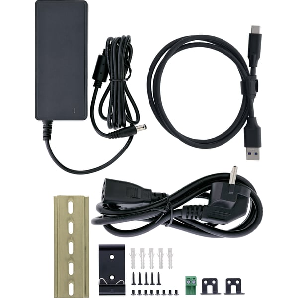 InLine 35396F gränssnittshubbar 2 x USB 3.2 Gen 1 (3.1 Gen 1) Type-B 5000 Mbit/s Svart