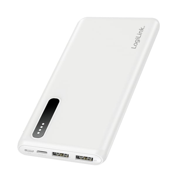 LogiLink PA0311W powerbank 8000 mAh Hvid LogiLink PA0311W powerbank 8000 mAh Hvid