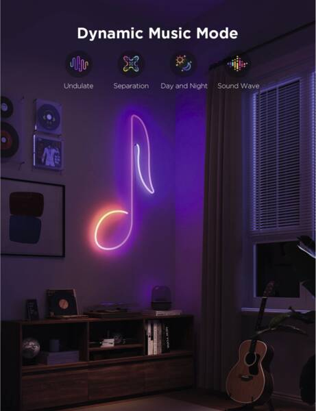 Govee Neon Strip Light 4 Meter Hvid Matter klar