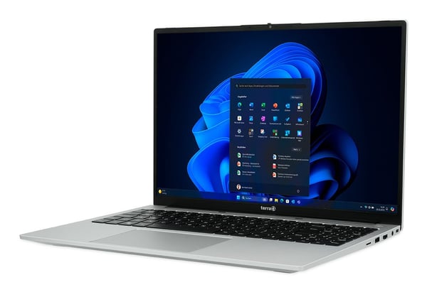 TERRA 1610R Intel® Core™ i5 i5-1334U Laptop 40,6 cm (16") WUXGA 16 GB DDR4-SDRAM 512 GB SSD Wi-Fi 6 (802.11ax) Windows 11 Pro Tysk Sort, Sølv