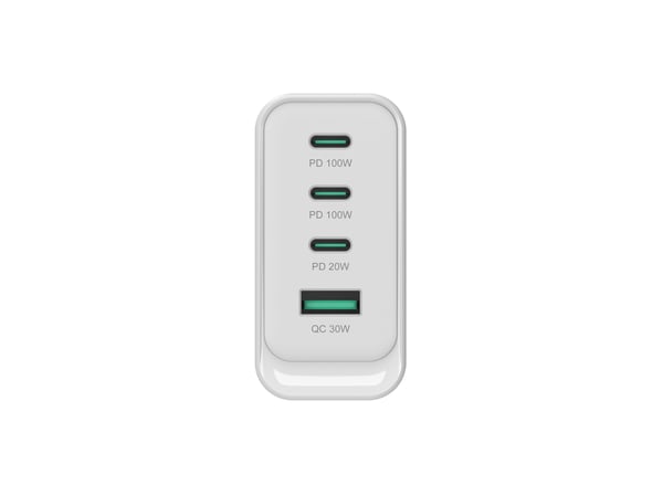 Conceptronic ALTHEA22W100 oplader til mobil enhed Universel Hvid Vekselstrøm Hurtig opladning Indendørs