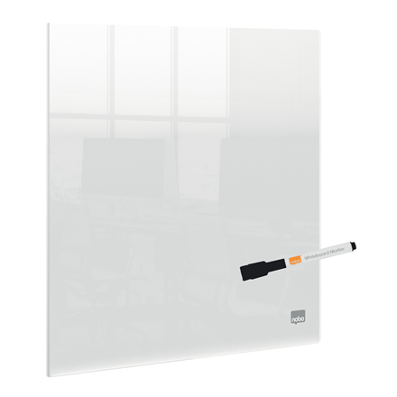 Nobo Transparent Akryl mini whiteboard skrivbord eller väggmonterad 30x30 cm