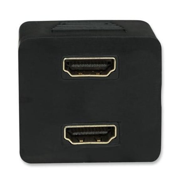 Techly 0.3m HDMI - 2x HDMI M/F HDMI-kabel 0,3 m HDMI Typ A (standard) 2 x HDMI Type A (Standard) Svart