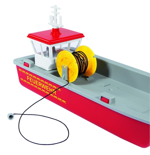 Siku Fire Brigade working boat Palokuntaveneen pienoismalli Esikoottu 1:50