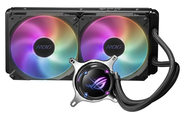 ASUS ROG STRIX LC II 280 ARGB Processor Allt-i-ett vätskekylare 14 cm Svart 1 styck