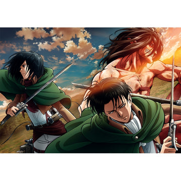 Clementoni Attack on Titan Pussel 500 styck Serietidning