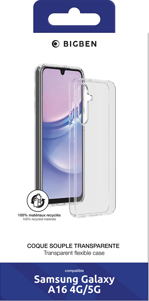 BIG BEN SILITRANSGA16 mobiltelefon etui 17 cm (6.7") Cover Transparent