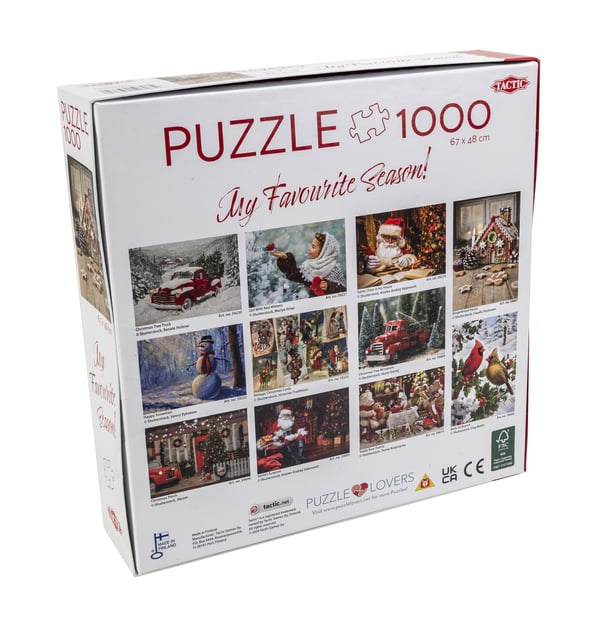 Tactic Puzzle Lovers Gingerbread House 1000 pcs puzzle