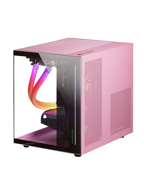 Mars Gaming MC-VIEWP Mini Tower Rosa