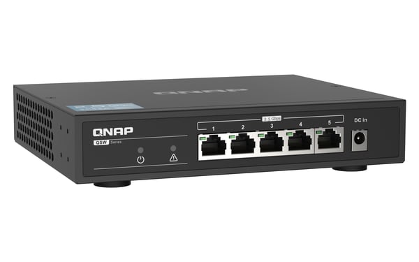 QNAP QSW-1105-5T netværksswitch Ikke administreret Gigabit Ethernet (10/100/1000) Sort