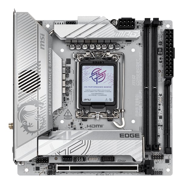 MSI MPG Z890I EDGE TI WIFI moderkort Intel Z890 LGA 1851 (Socket V1) Mini-ITX