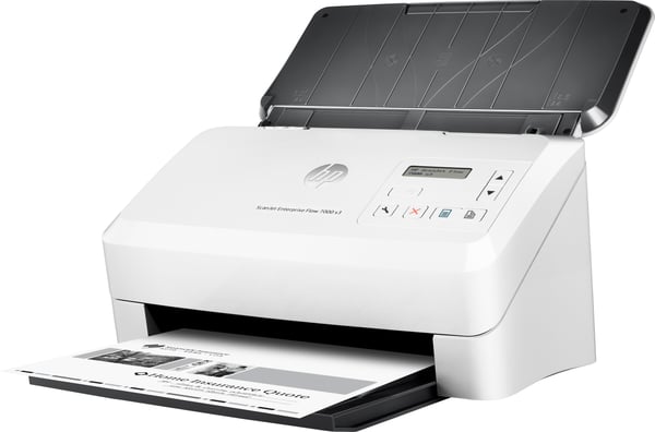HP Scanjet Enterprise Flow 7000 s3 Arkmatad skanner 600 x 600 DPI A4 Vit