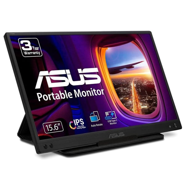 ASUS ZenScreen MB166C platta pc-skärmar 39,6 cm (15.6") 1920 x 1080 pixlar Full HD LED Svart