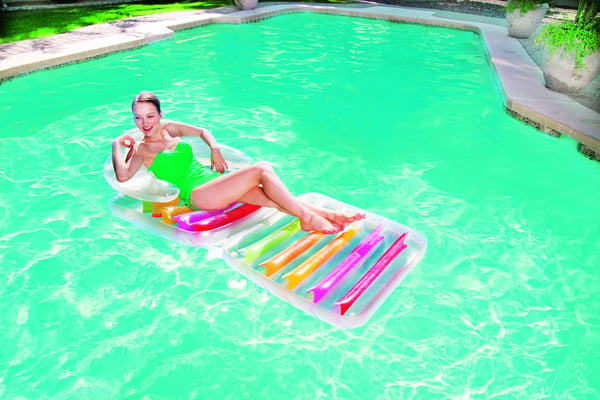 Bestway 43023 pool og strand flyder Flerfarvet Vinyl Flydende hvilestol