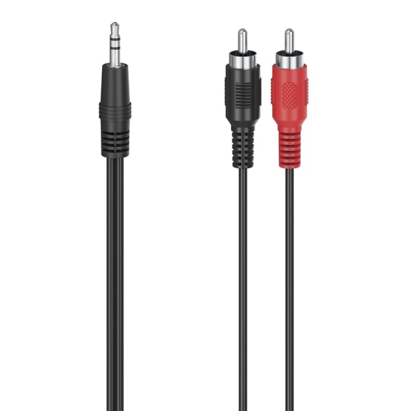 Hama 00305031 ljudkabel 1,5 m 3,5mm RCA Svart