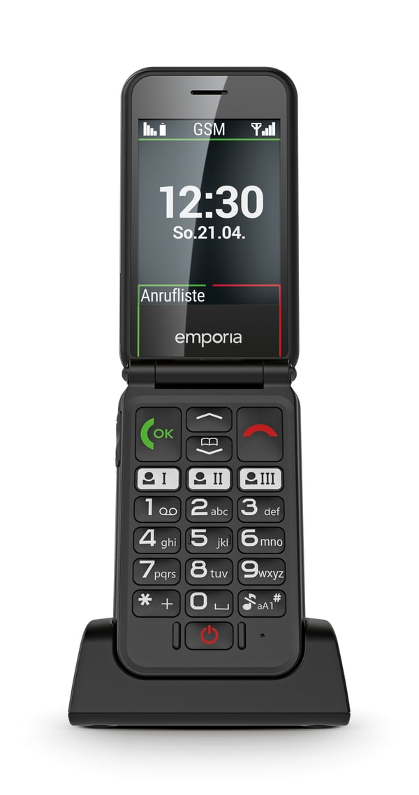 Emporia SIMPLICITYglam 7,11 cm (2.8") 106 g Hvid Senior telefon