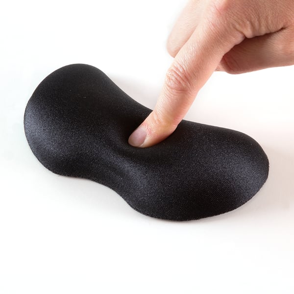 LogiLink ID0136 håndledsstøtte Elastan, Silikone Sort