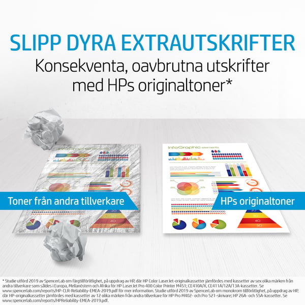 HP 124A svart LaserJet-tonerkassett, original