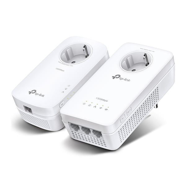 TP-Link TL-WPA8631P KIT PowerLine-nätverksadapter 300 Mbit/s Nätverksansluten (Ethernet) Wi-Fi Vit 2 styck