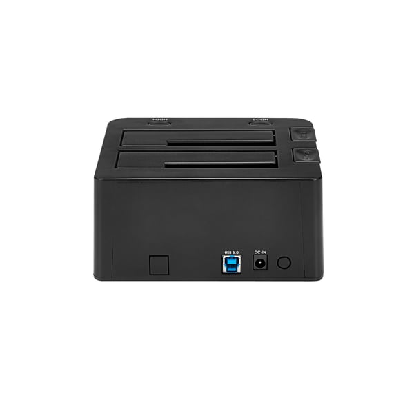 StarTech.com Dubbel USB 3.0-dockningsstation med UASP för 2,5/3,5" SSD/HDD-hårddiskar – SATA 6 Gbps